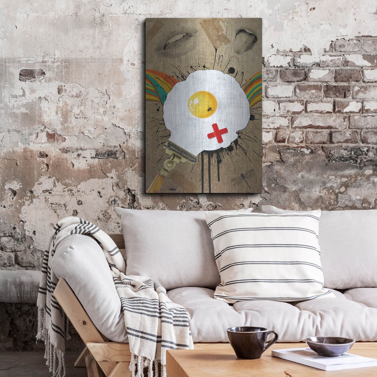 Luxe Metal Art 'Time for Breakfast' by Elo Marc, Metal Wall Art,24x36