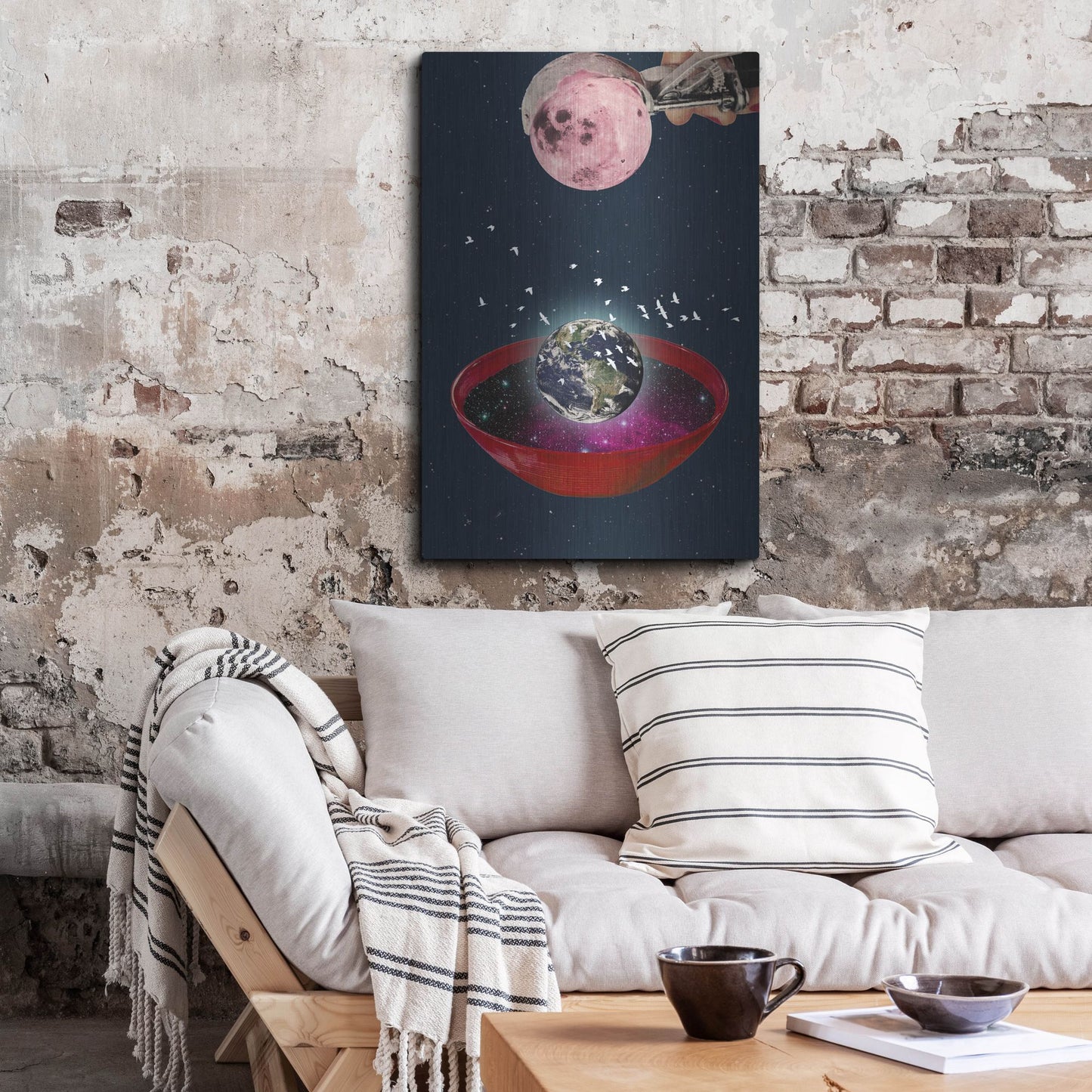 Luxe Metal Art 'The Creation of the Universe' by Elo Marc, Metal Wall Art,24x36