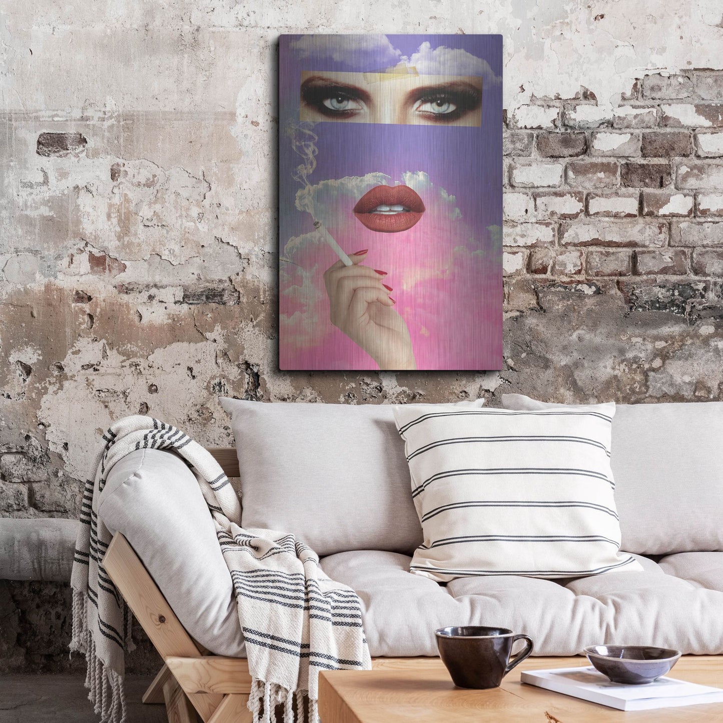 Luxe Metal Art 'Vanity' by Elo Marc, Metal Wall Art,24x36