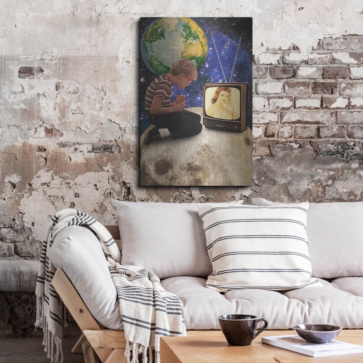 Luxe Metal Art 'Xposed' by Elo Marc, Metal Wall Art,24x36