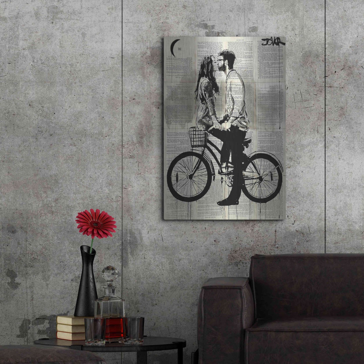 Luxe Metal Art 'Together' by Loui Jover, Metal Wall Art,24x36
