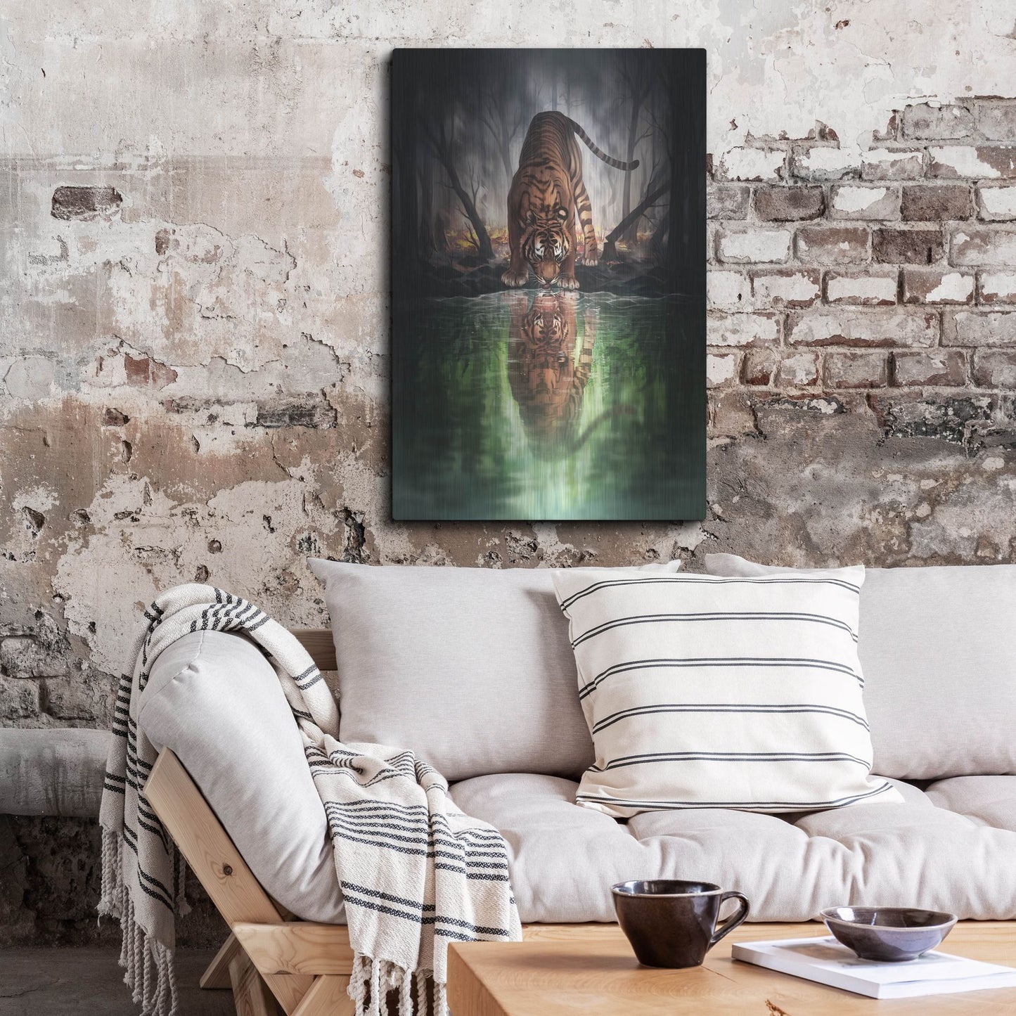 Luxe Metal Art 'The World I Used To Know' by JoJoesArt, Metal Wall Art,24x36