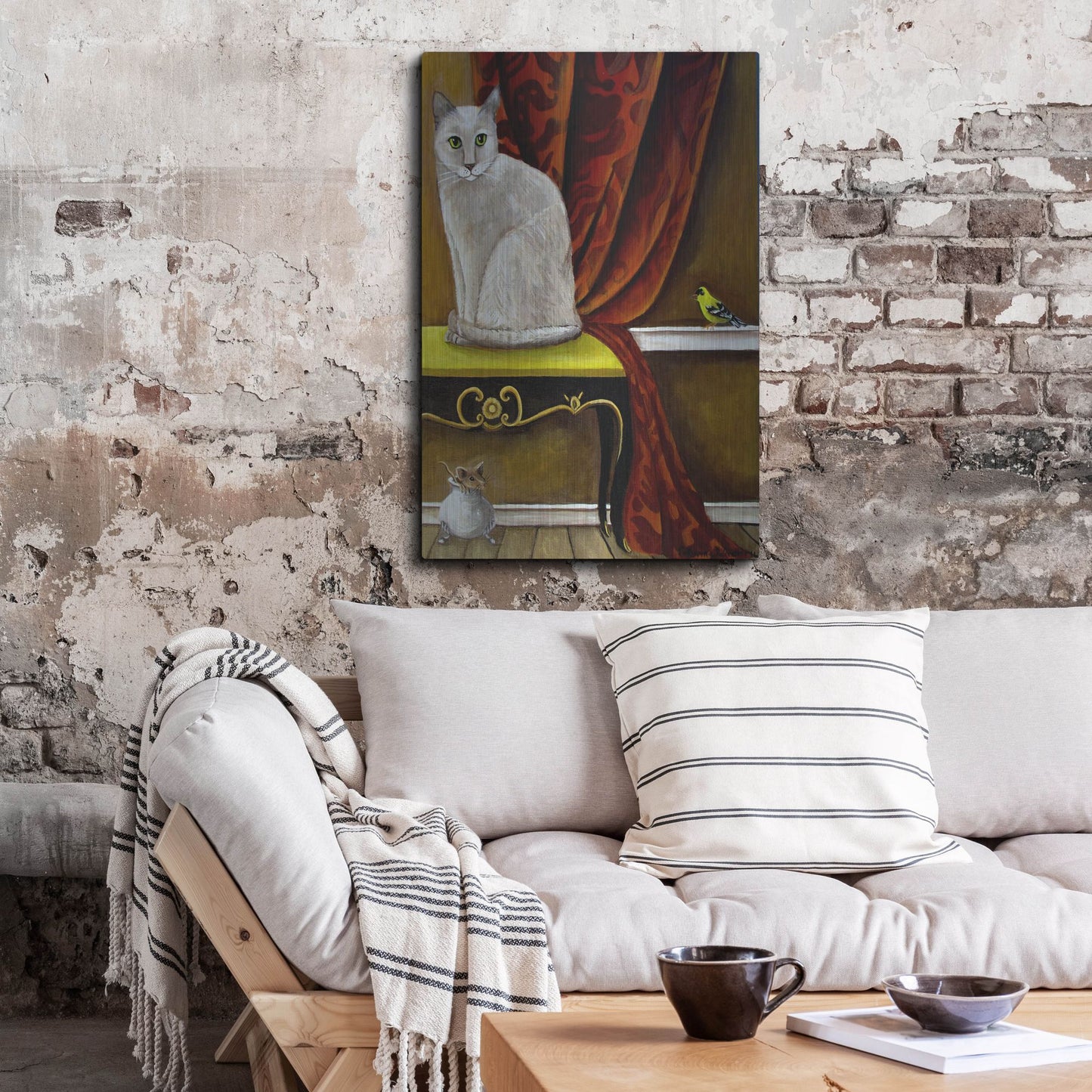 Luxe Metal Art 'Three Amigos' by Catherine A Nolin, Metal Wall Art,24x36