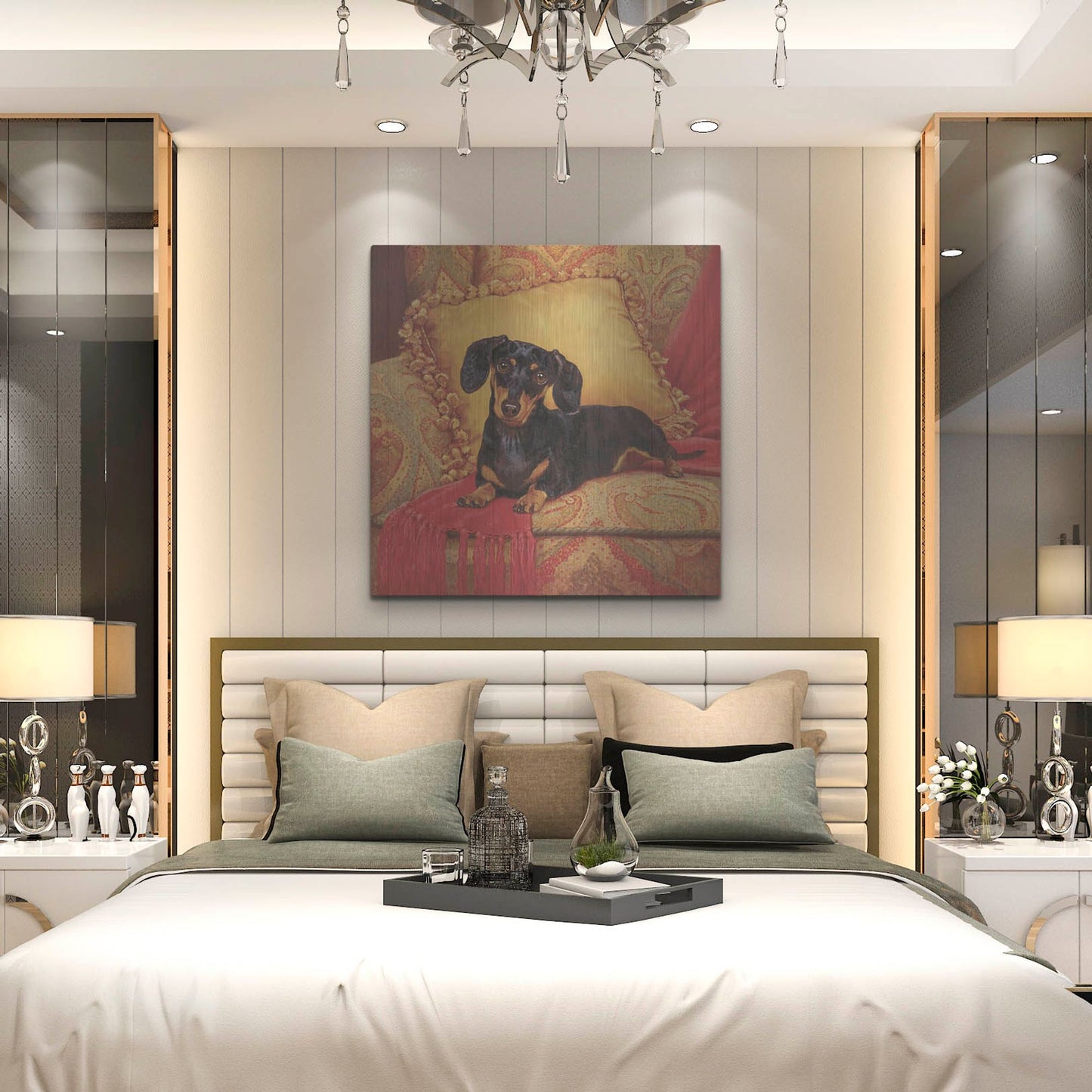 Luxe Metal Art 'Comfy' by Christopher Nick, Metal Wall Art,36x36