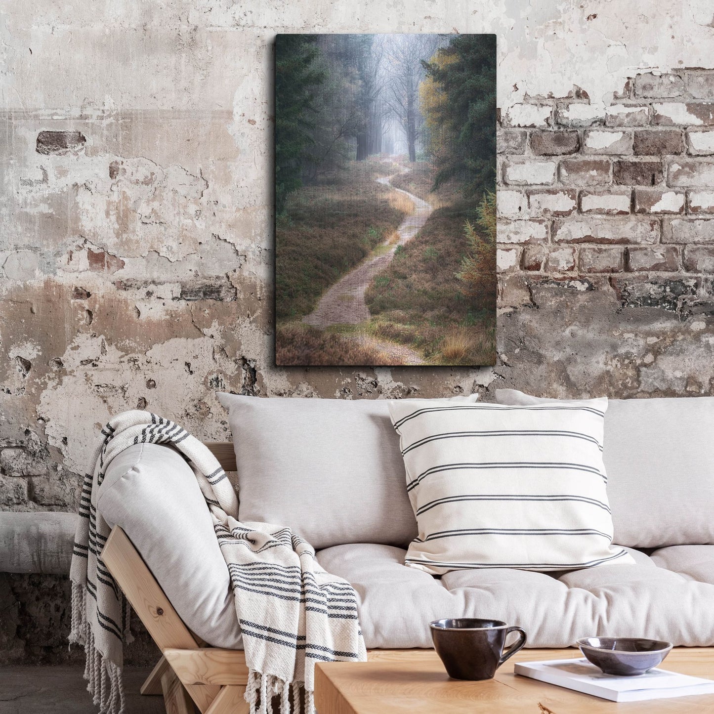 Luxe Metal Art 'Hiking Trail' by Cora Niele, Metal Wall Art,24x36