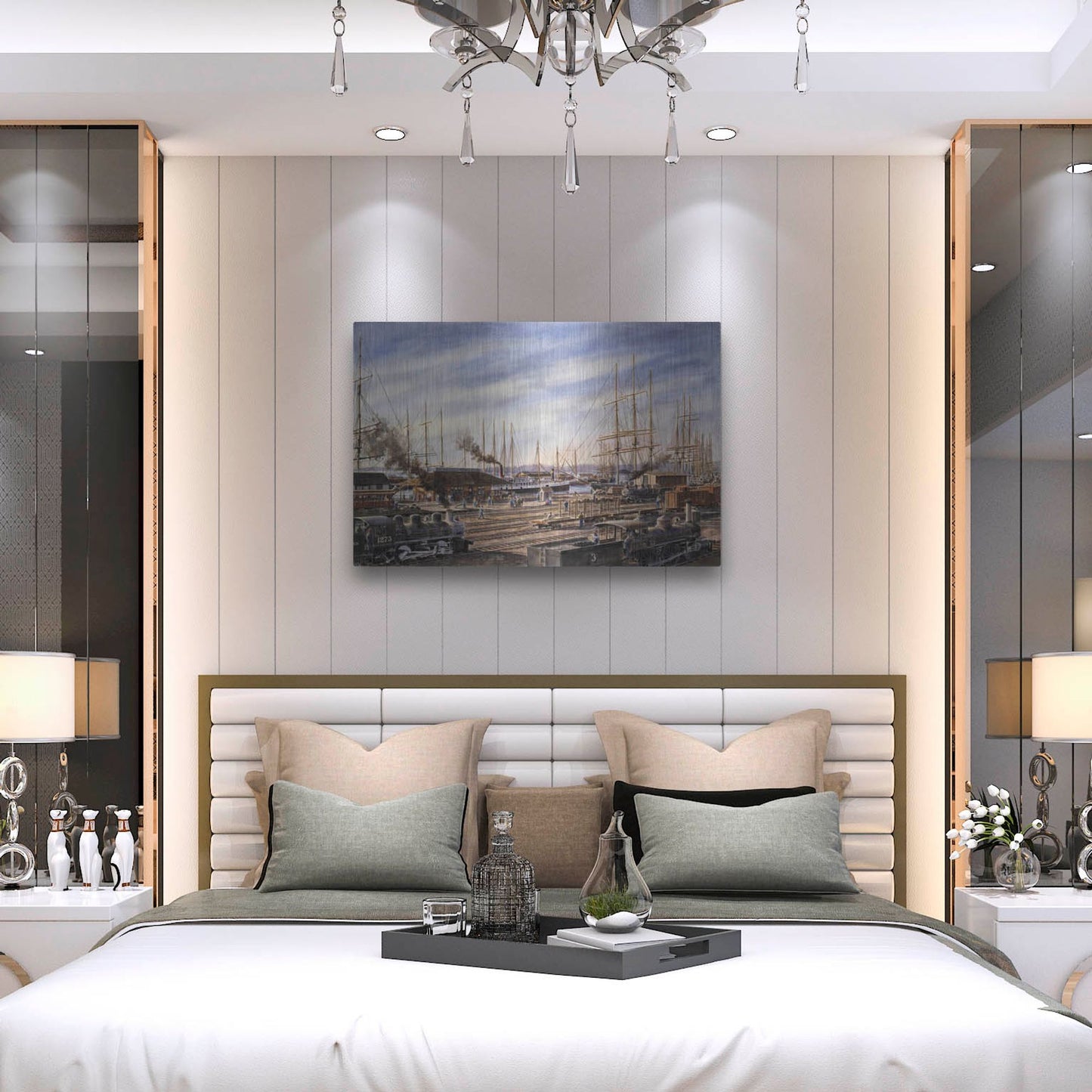 Luxe Metal Art 'San Pedro Sunrise 2' by Stanton Manolakas, Metal Wall Art,36x24