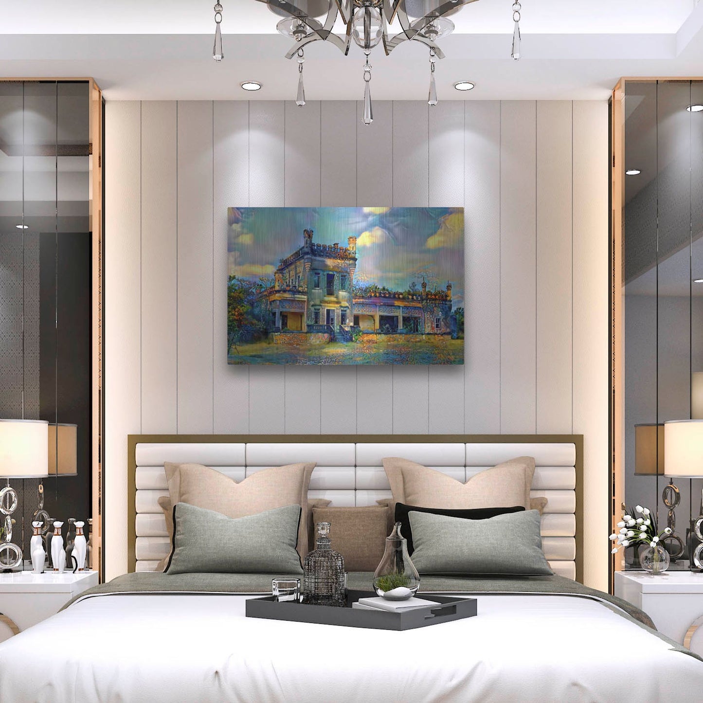 Luxe Metal Art 'El Mante Tamaulipas Mexico Castle Of Nueva Apolonia' by Pedro Gavidia, Metal Wall Art,36x24