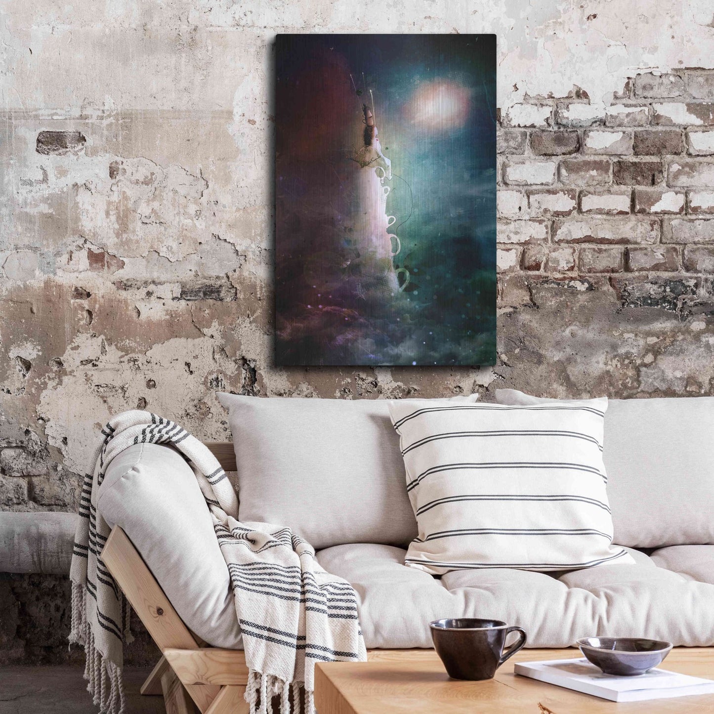 Luxe Metal Art 'Ad Infinitum' by Mario Sanchez Nevado, Metal Wall Art,24x36