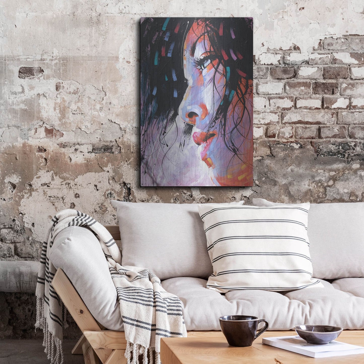 Luxe Metal Art 'Nidia' by Colin John Staples, Metal Wall Art,24x36