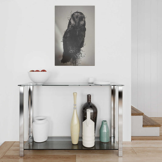 Epic Art "The Owl" by Nicklas Gustafsson, on Brushed Aluminum,16 x 24