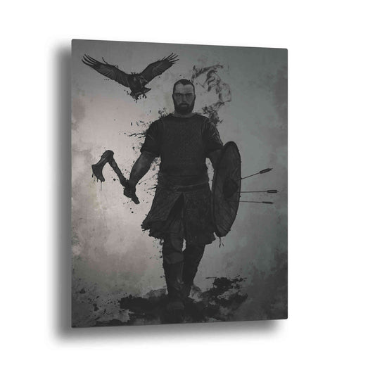 Epic Art "To Valhalla" by Nicklas Gustafsson, on Brushed Aluminum