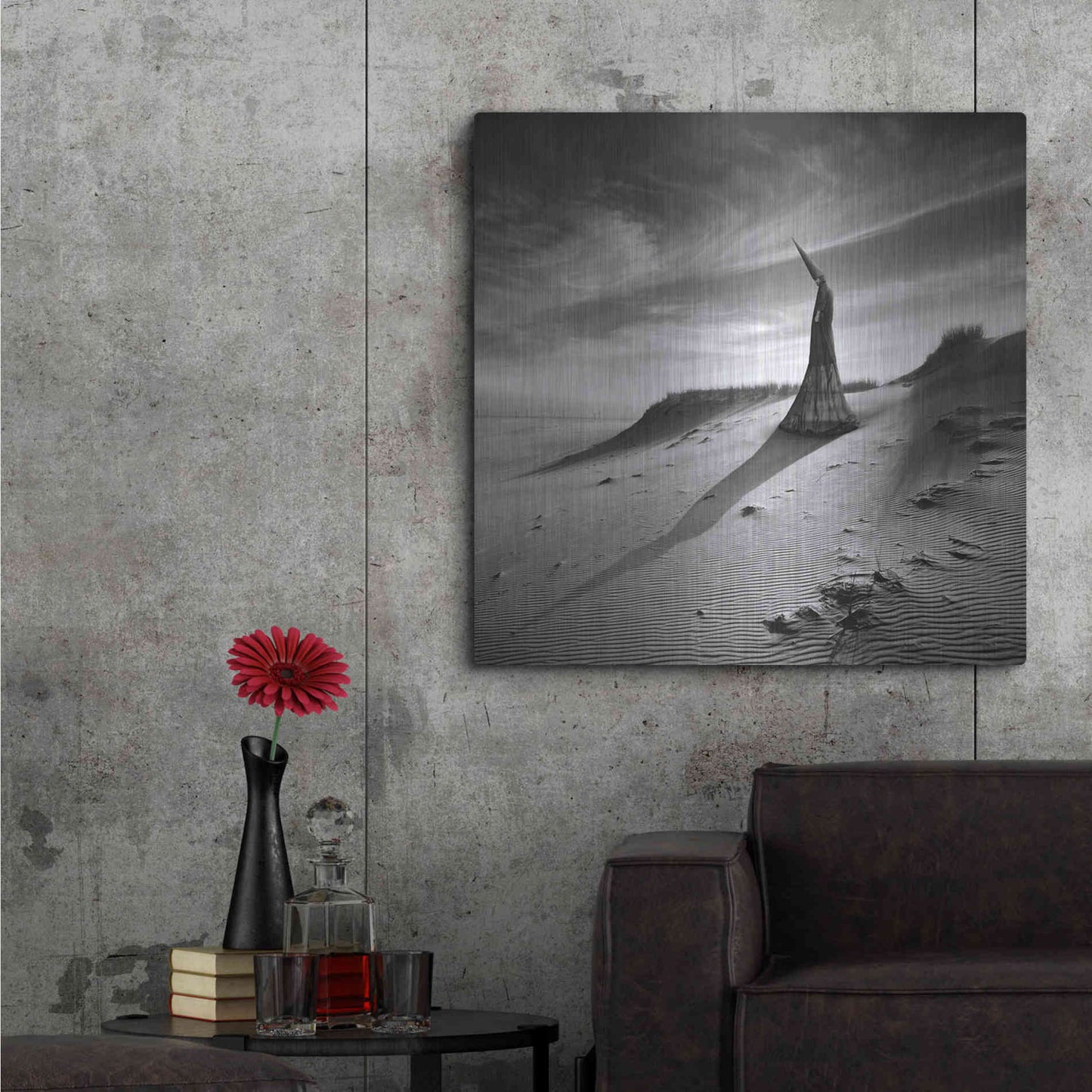 Luxe Metal Art 'Theater of Dreams' by Dariusz Klimczak, Metal Wall Art,36x36