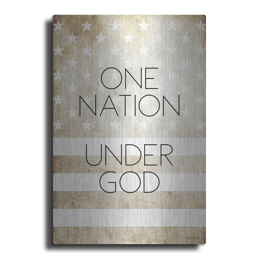 Luxe Metal Art 'One Nation Under God' by Susan Ball, Metal Wall Art