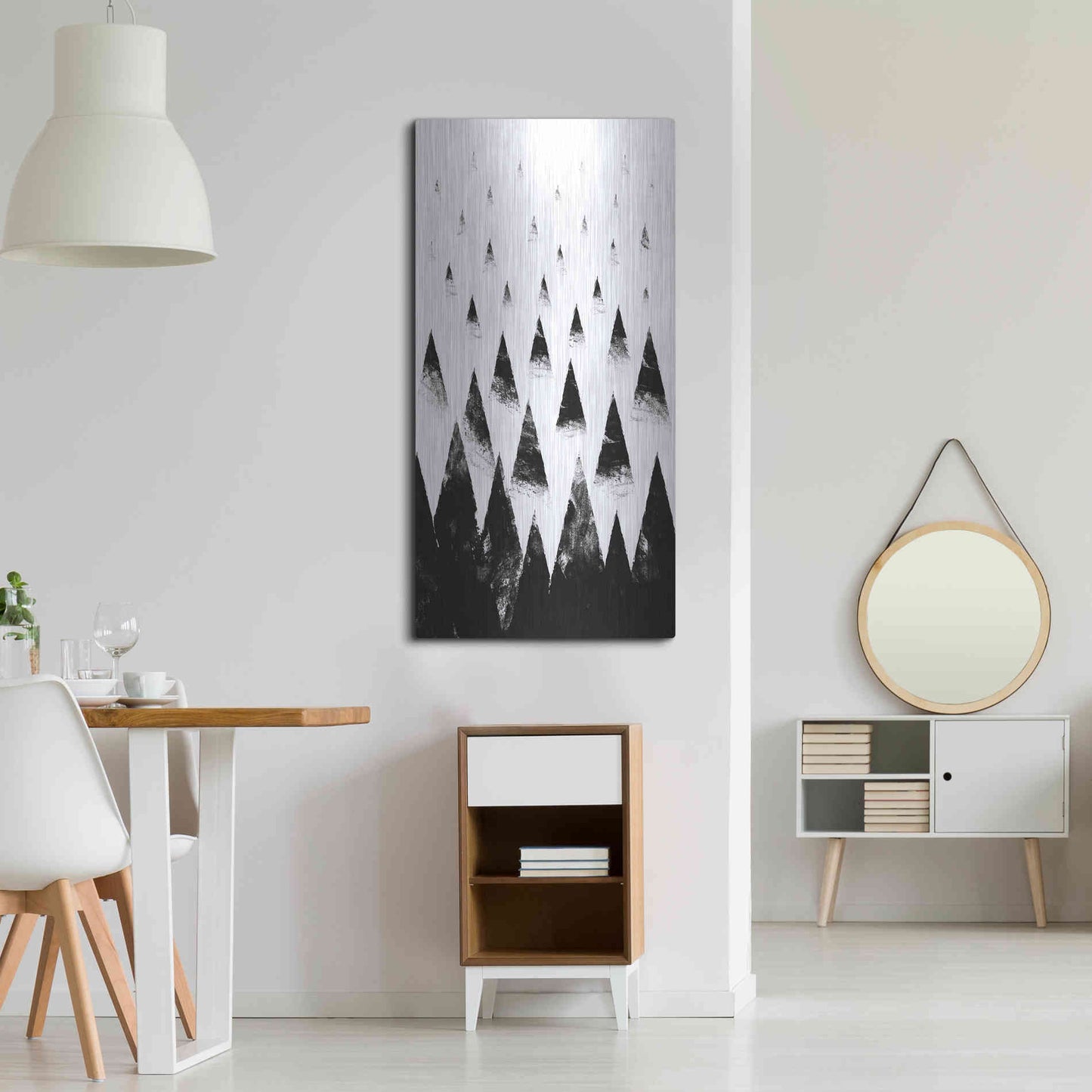 Luxe Metal Art 'Black Hills' by Robert Farkas, Metal Wall Art,24x48