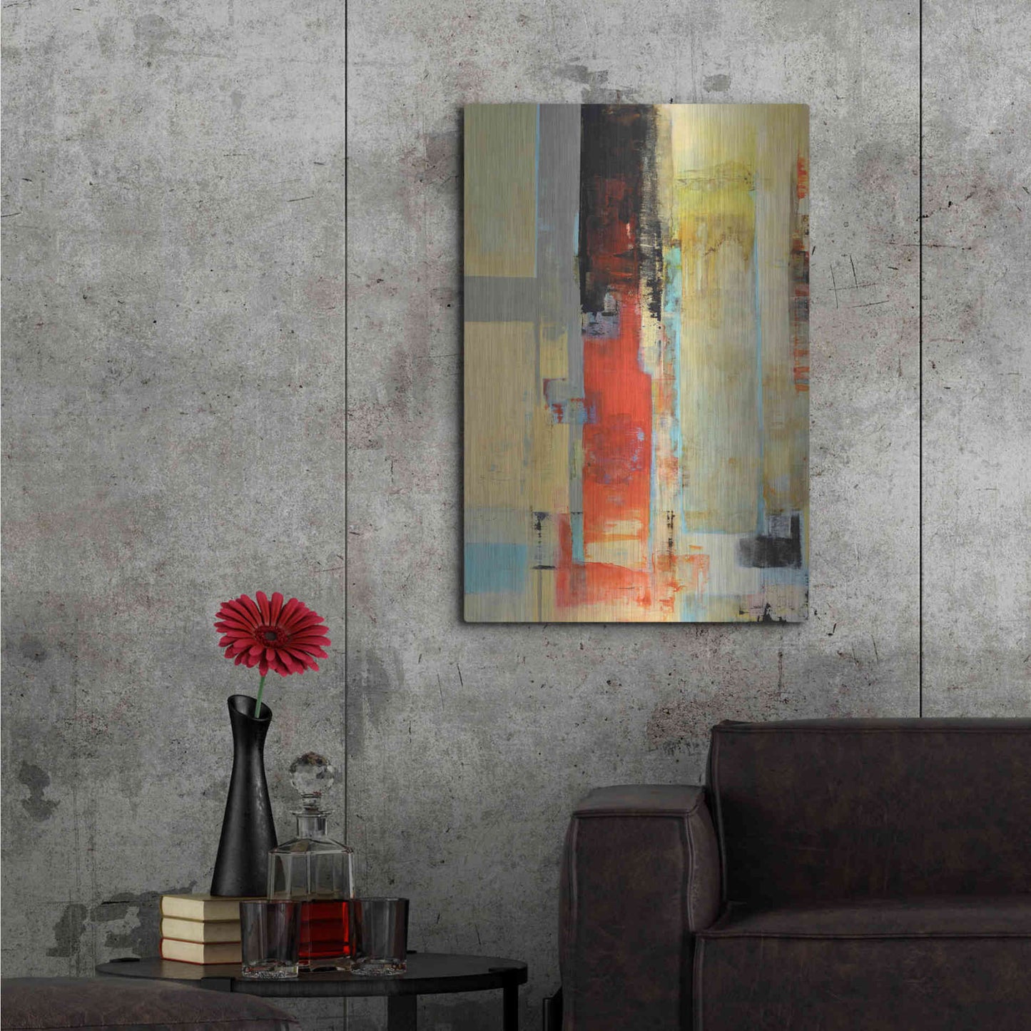 Luxe Metal Art '30 Serie Vertigo' by Ines Benedicto, Metal Wall Art,24x36