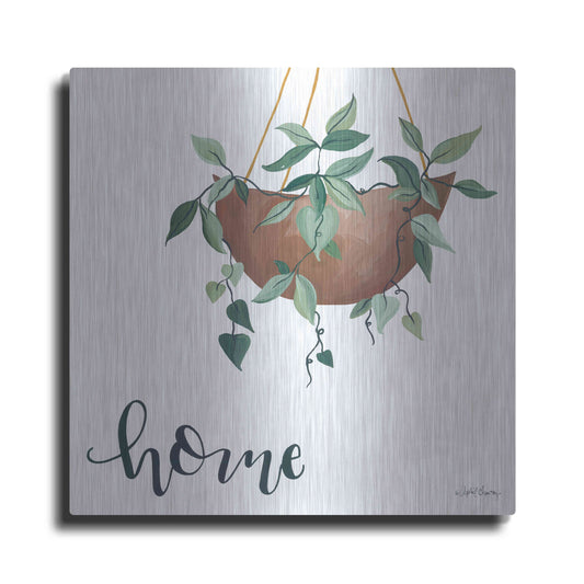 'Home Is Where Your Plants Are' by April Chavez, Metal Wall Art