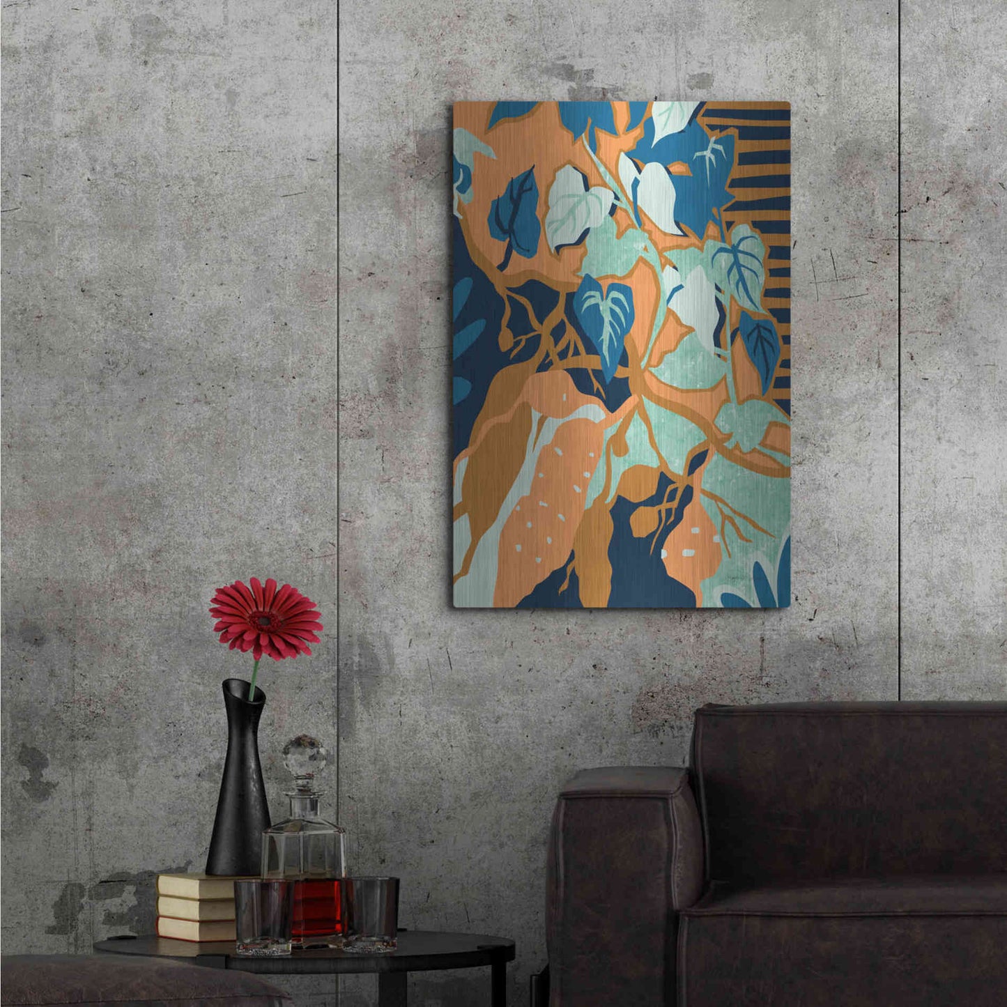 Luxe Metal Art 'Yams' by Megan Gallagher, Metal Wall Art,24x36