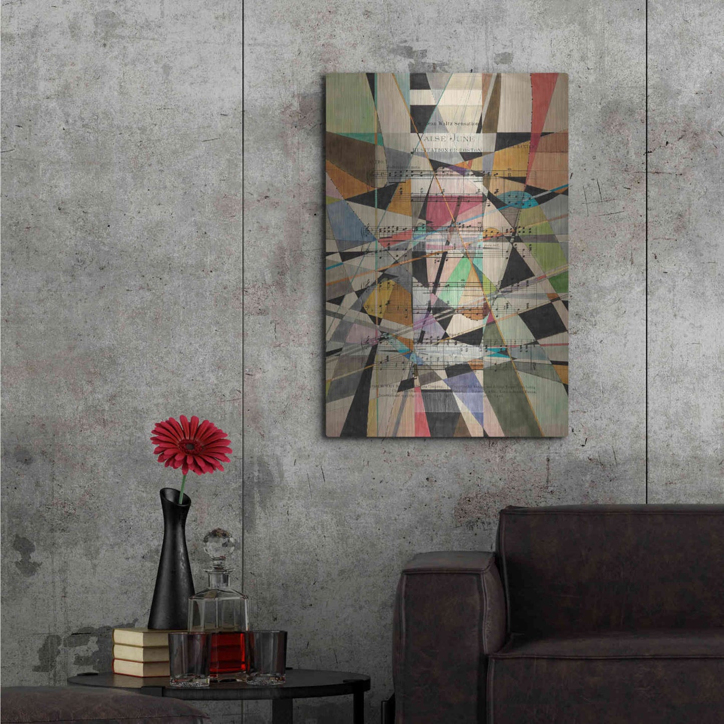 Luxe Metal Art 'Valse June' by Nikki Galapon, Metal Wall Art,24x36
