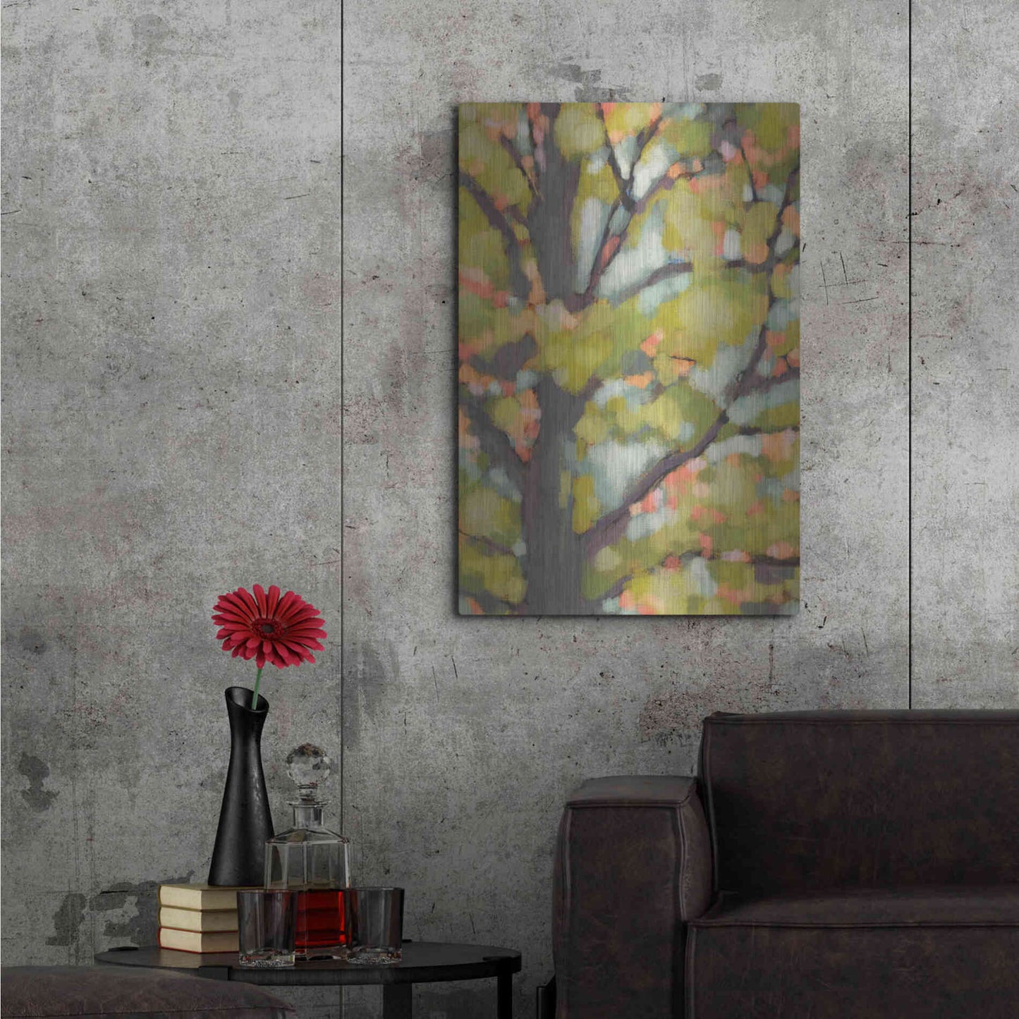 Luxe Metal Art 'Dappled Dusk II' by Chariklia Zarris, Metal Wall Art,24x36