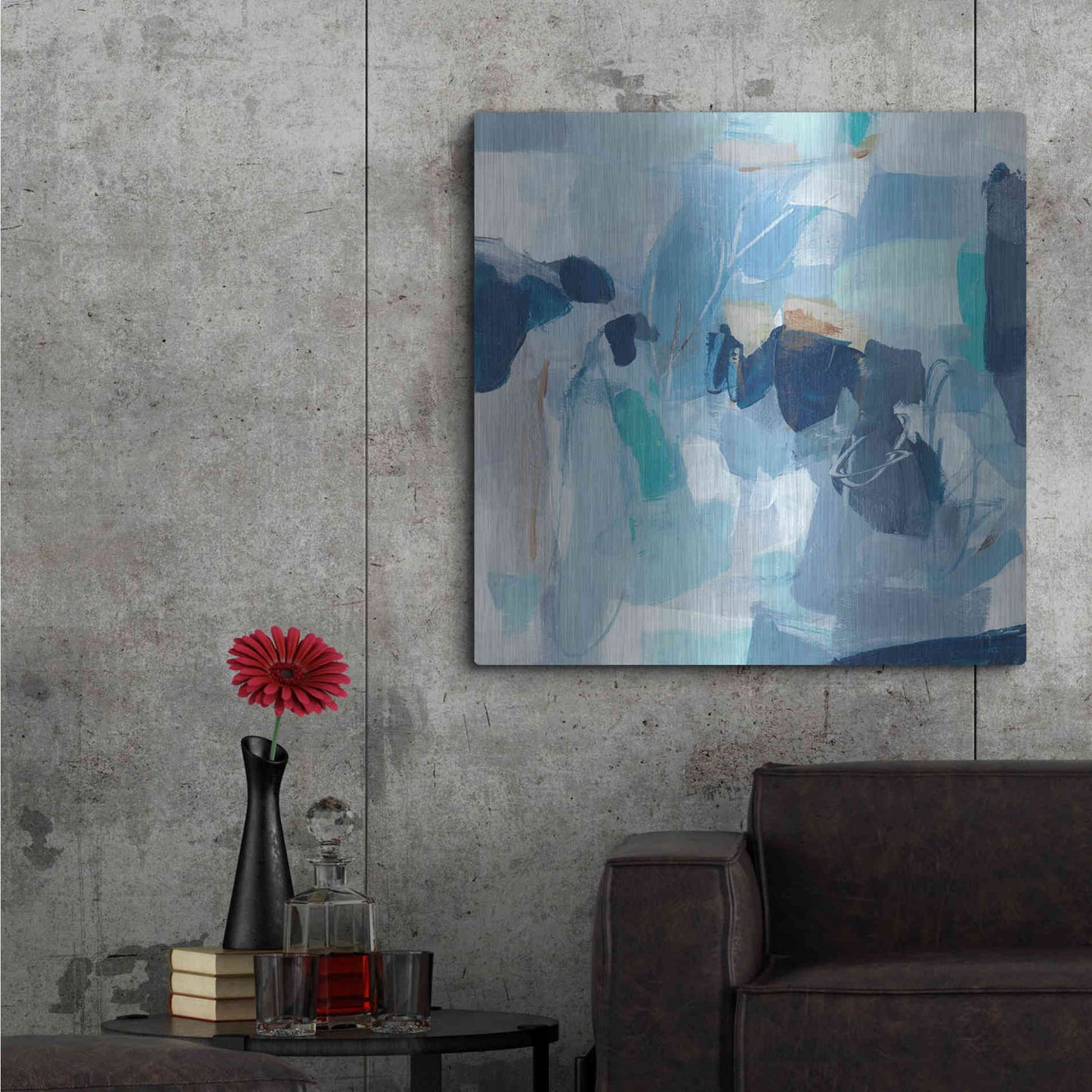 Luxe Metal Art 'Sweet Tuesday' by Christina Long, Metal Wall Art,36x36