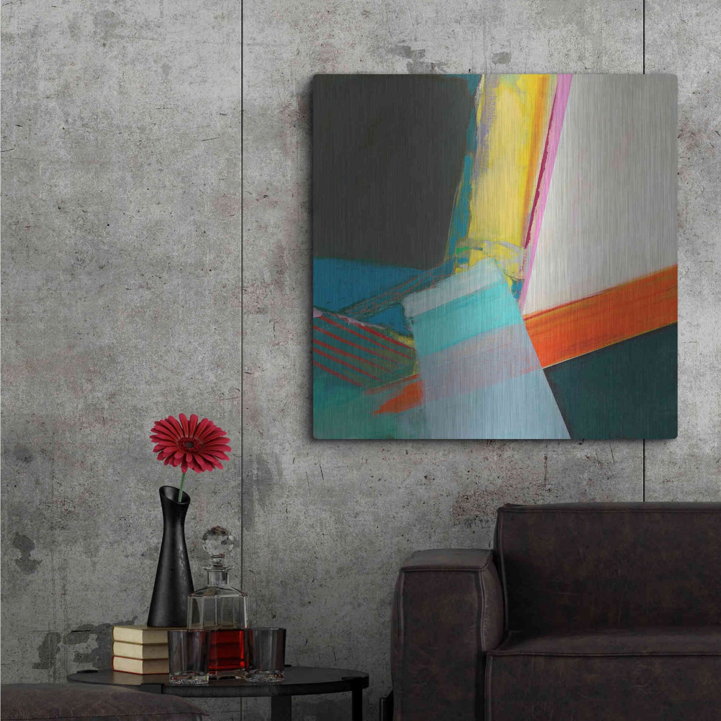 Luxe Metal Art 'Solidity II' by Jodi Fuchs, Metal Wall Art,36x36