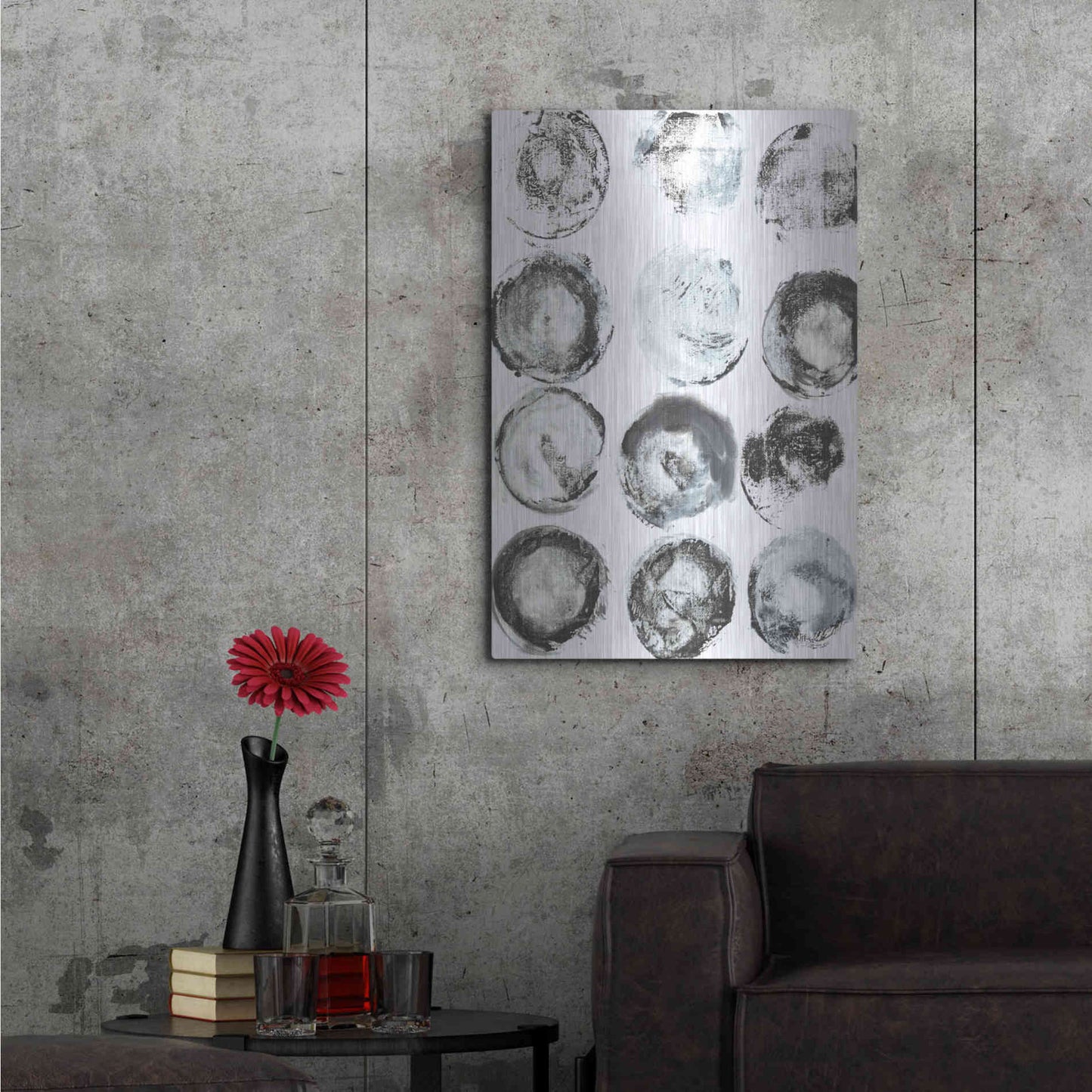 Luxe Metal Art 'BandW Imprint I' by Jodi Fuchs, Metal Wall Art,24x36