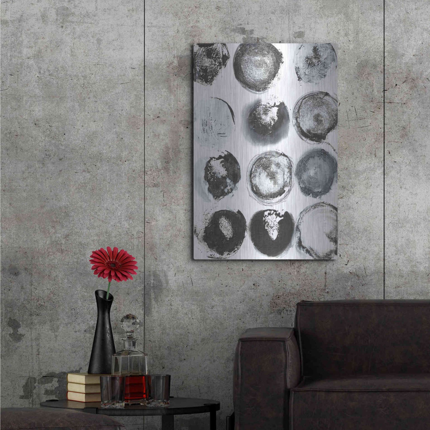 Luxe Metal Art 'BandW Imprint II' by Jodi Fuchs, Metal Wall Art,24x36