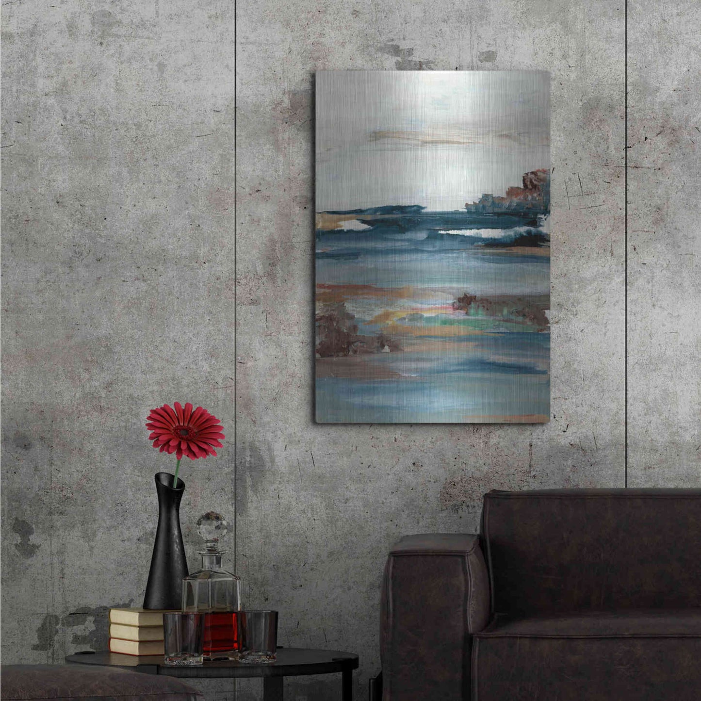 Luxe Metal Art 'Generosity III' by Lila Bramma, Metal Wall Art,24x36