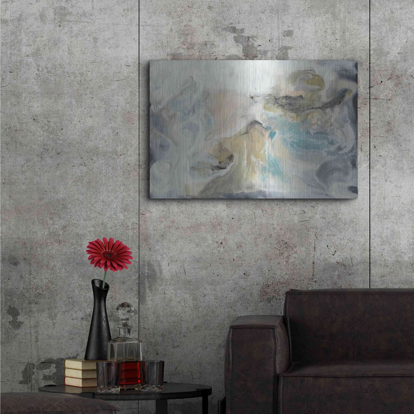 Luxe Metal Art 'Lord of Cycles I' by Lila Bramma, Metal Wall Art,36x24