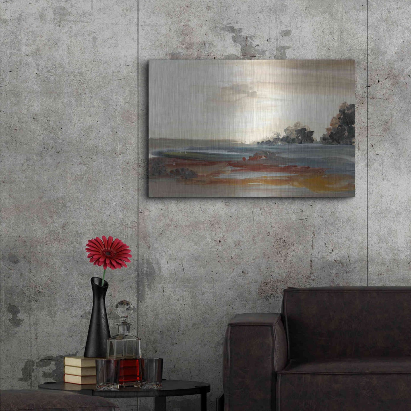 Luxe Metal Art 'Generosity IV' by Lila Bramma, Metal Wall Art,36x24
