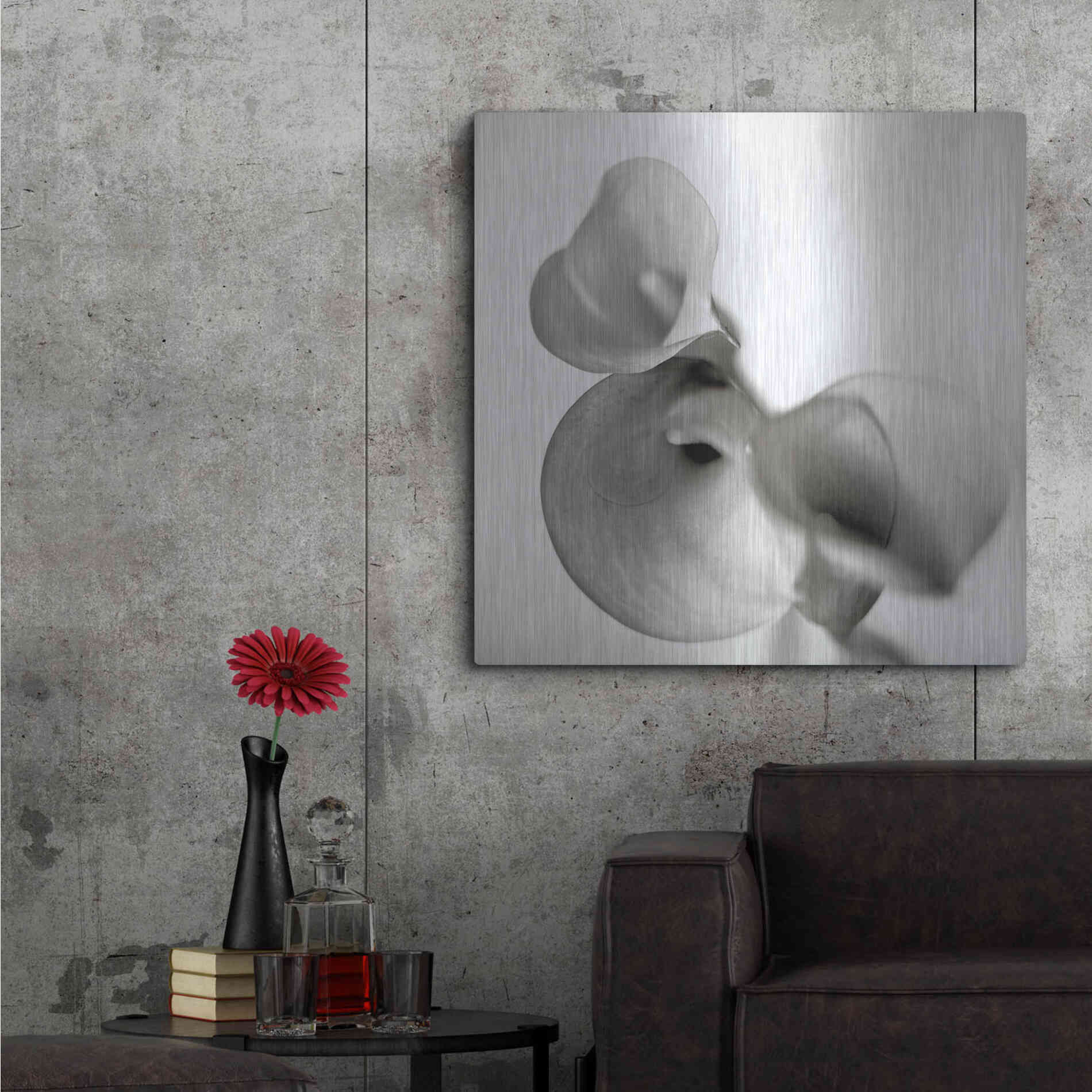 Luxe Metal Art 'Florison 59' by Alan Blaustein Metal Wall Art,36x36