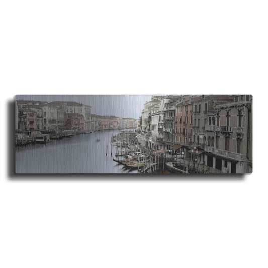 Luxe Metal Art 'Morning on the Grand Canal' by Alan Blaustein Metal Wall Art