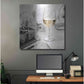 Luxe Metal Art 'Vin Blanc' by Alan Blaustein Metal Wall Art,36x36