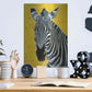 Luxe Metal Art 'Zebra' by Angela Bond Metal Wall Art,12x16