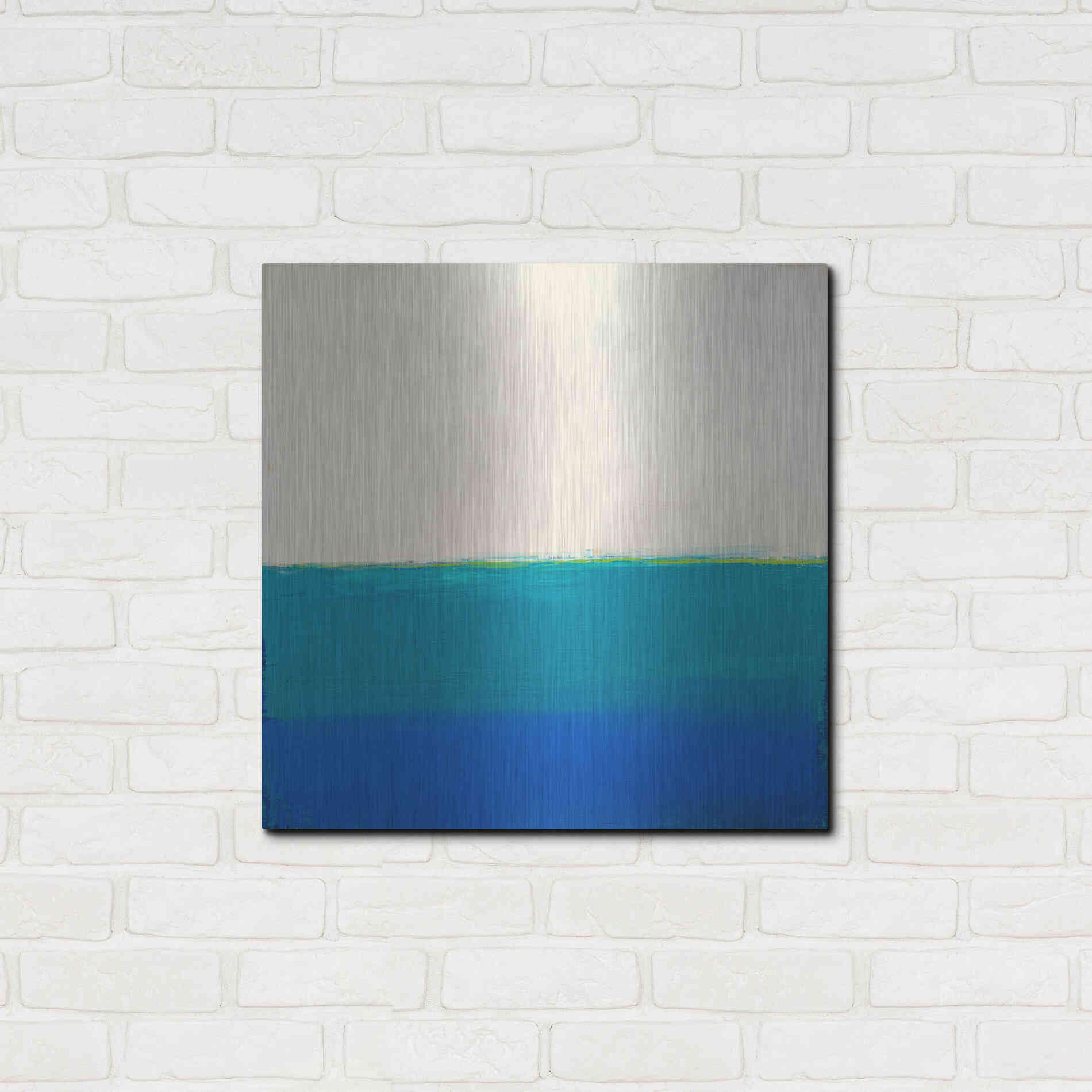 Luxe Metal Art 'Above and Below' by Don Bishop Metal Wall Art,24x24