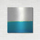 Luxe Metal Art 'Turquoise Sea' by Don Bishop Metal Wall Art,36x36
