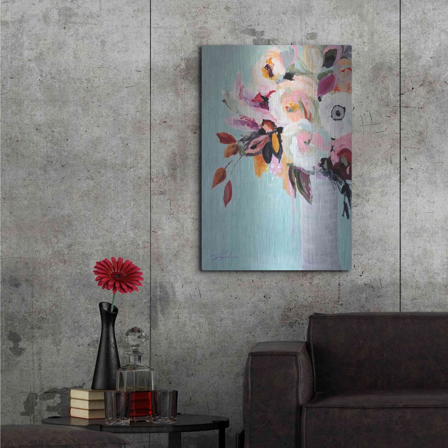 Luxe Metal Art 'Fall Into Summer' by Jacqueline Brewer Metal Wall Art,24x36