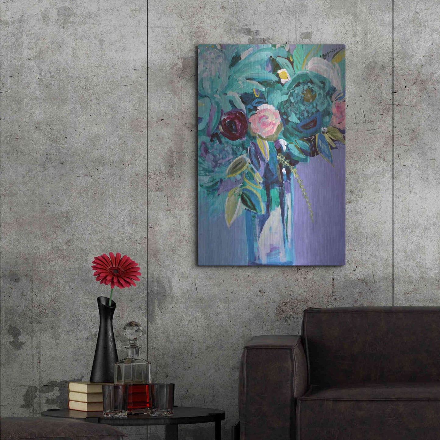 Luxe Metal Art 'Rejuvenation' by Jacqueline Brewer Metal Wall Art,24x36