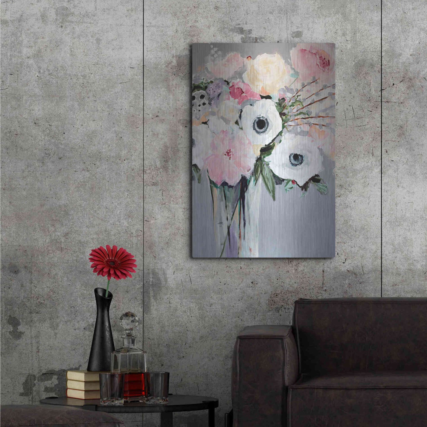 Luxe Metal Art 'Sweetie Pie' by Jacqueline Brewer Metal Wall Art,24x36