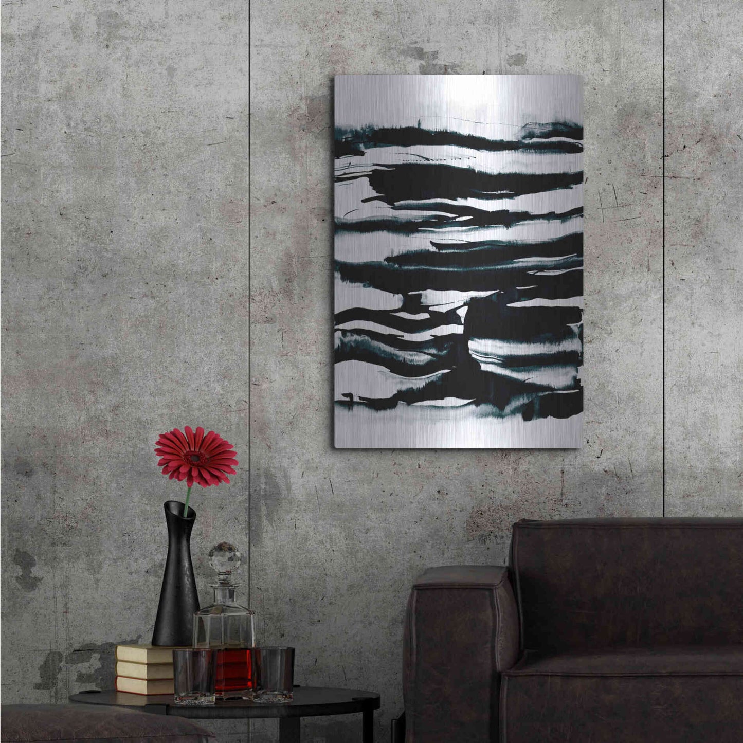 Luxe Metal Art 'City Spaces 3' by Lesia Binkin Metal Wall Art,24x36