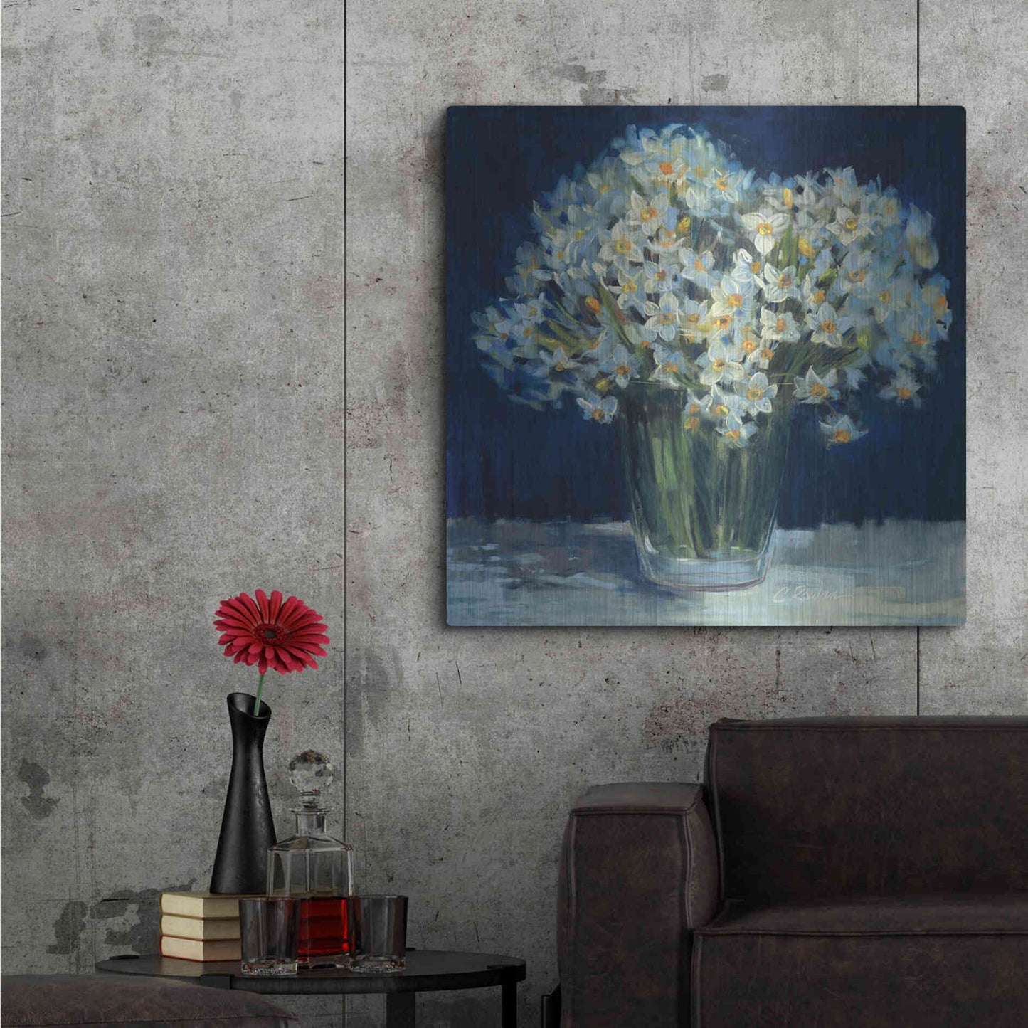 Luxe Metal Art 'Spring Twilight II V2' by Carol Rowan, Metal Wall Art,36x36