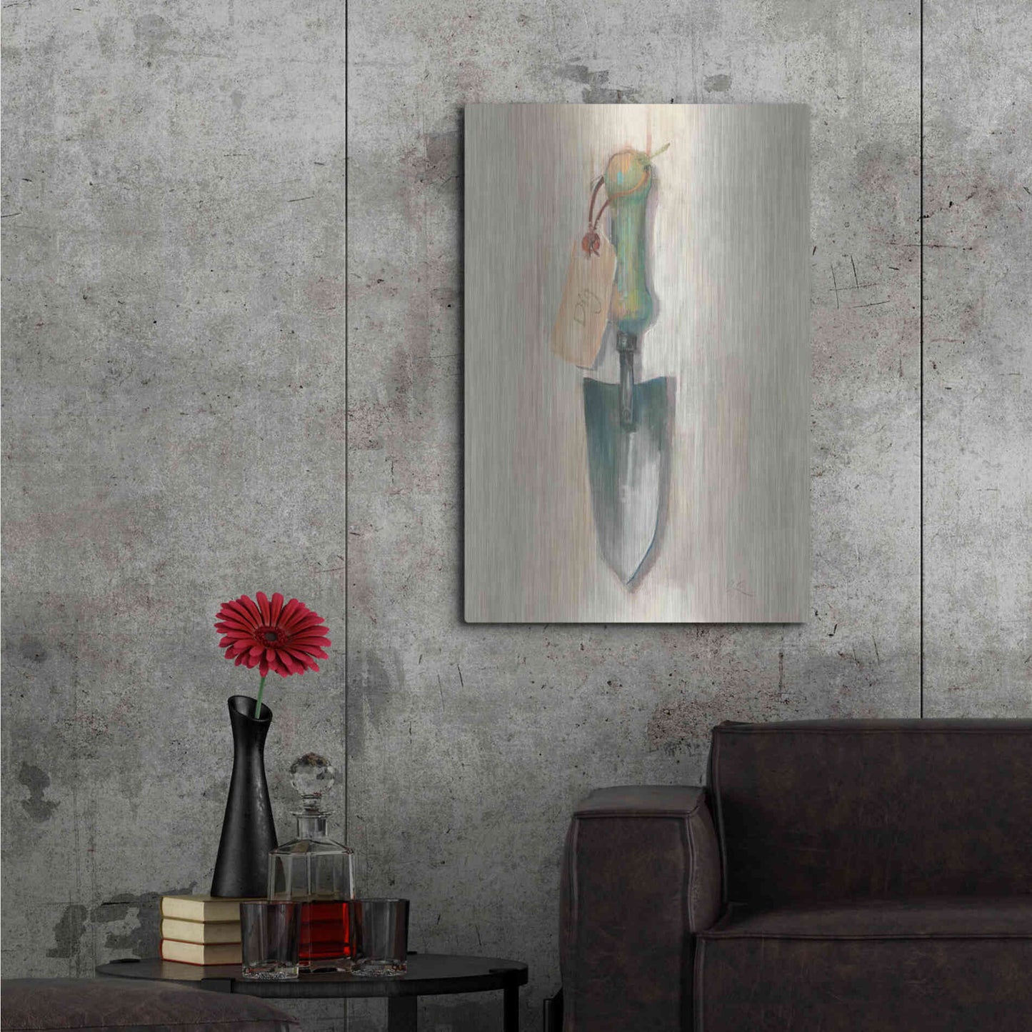 Luxe Metal Art 'Trowel' by Carol Rowan, Metal Wall Art,24x36