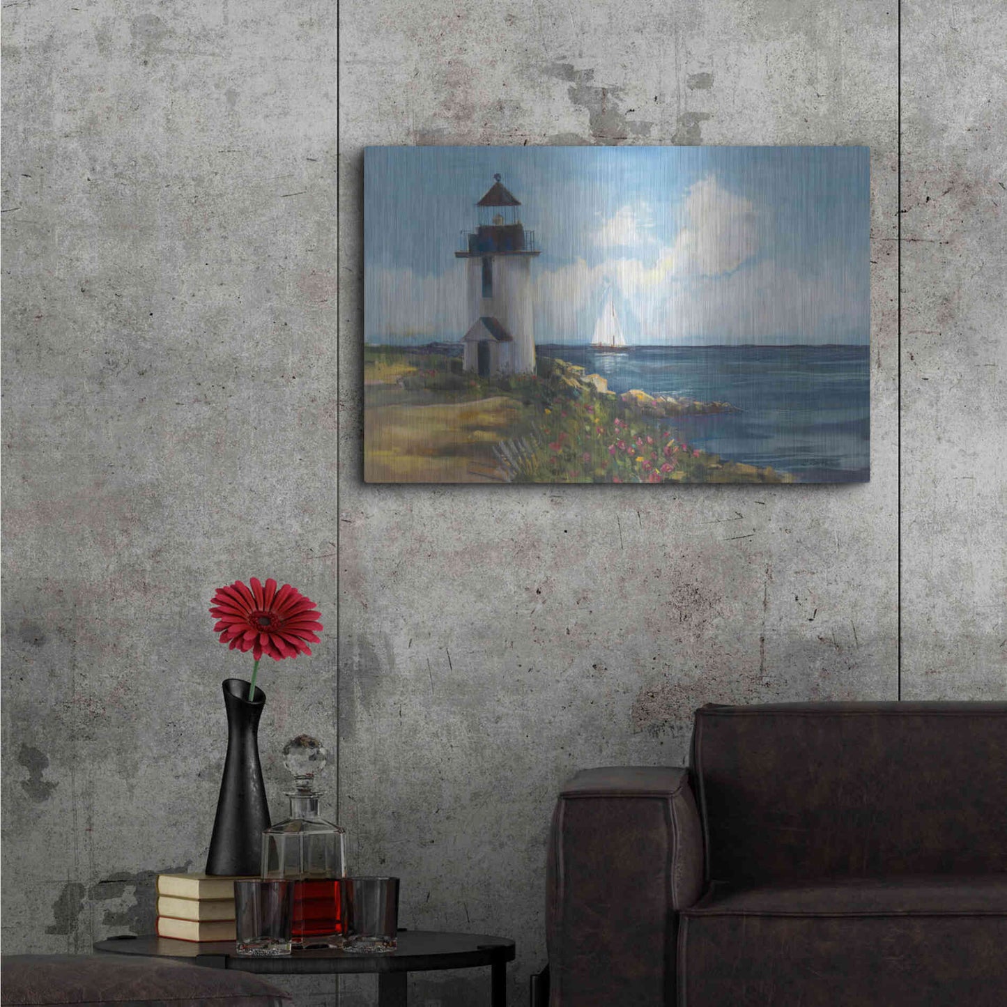 Luxe Metal Art 'Sunday Morning Sail' by Carol Rowan, Metal Wall Art,36x24