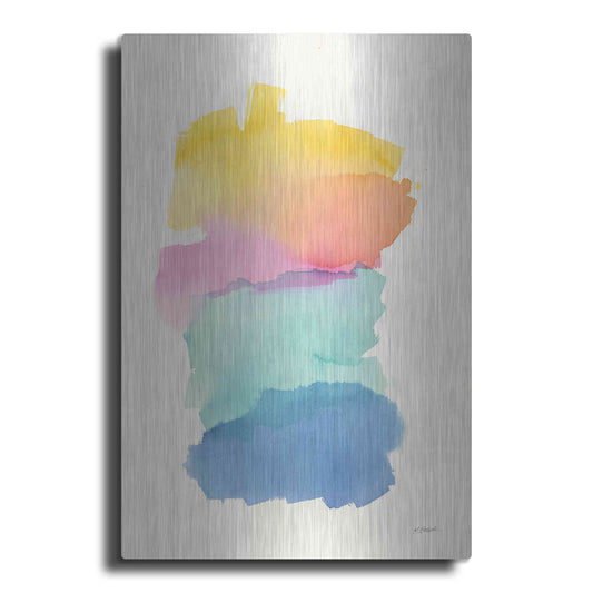 Luxe Metal Art 'Colorburst I' by Mike Schick, Metal Wall Art