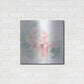 Luxe Metal Art 'Poetic Blooming II Pink' by Katrina Pete, Metal Wall Art,24x24