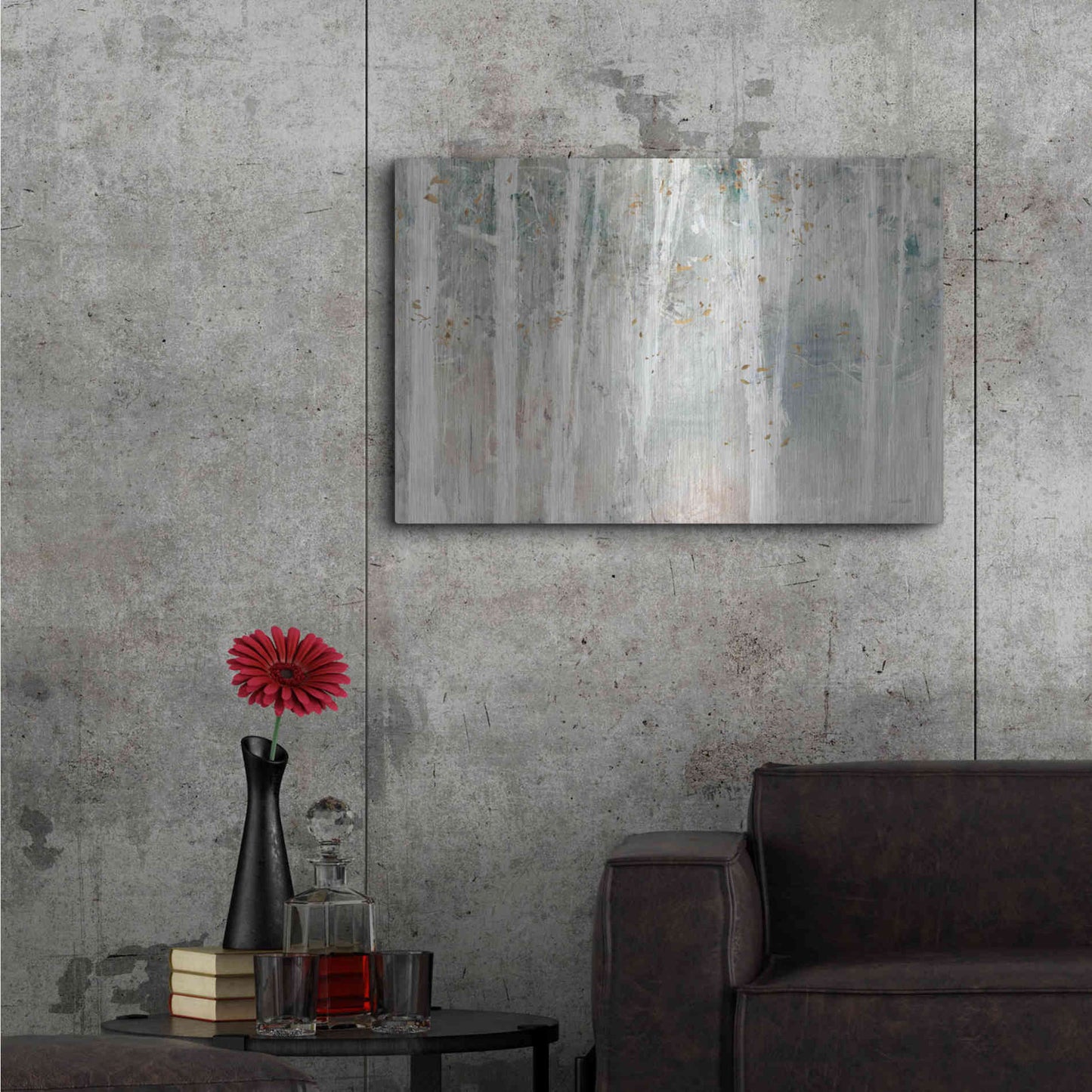 Luxe Metal Art 'Wood Land Walk I' by Lisa Audit, Metal Wall Art,,36x24