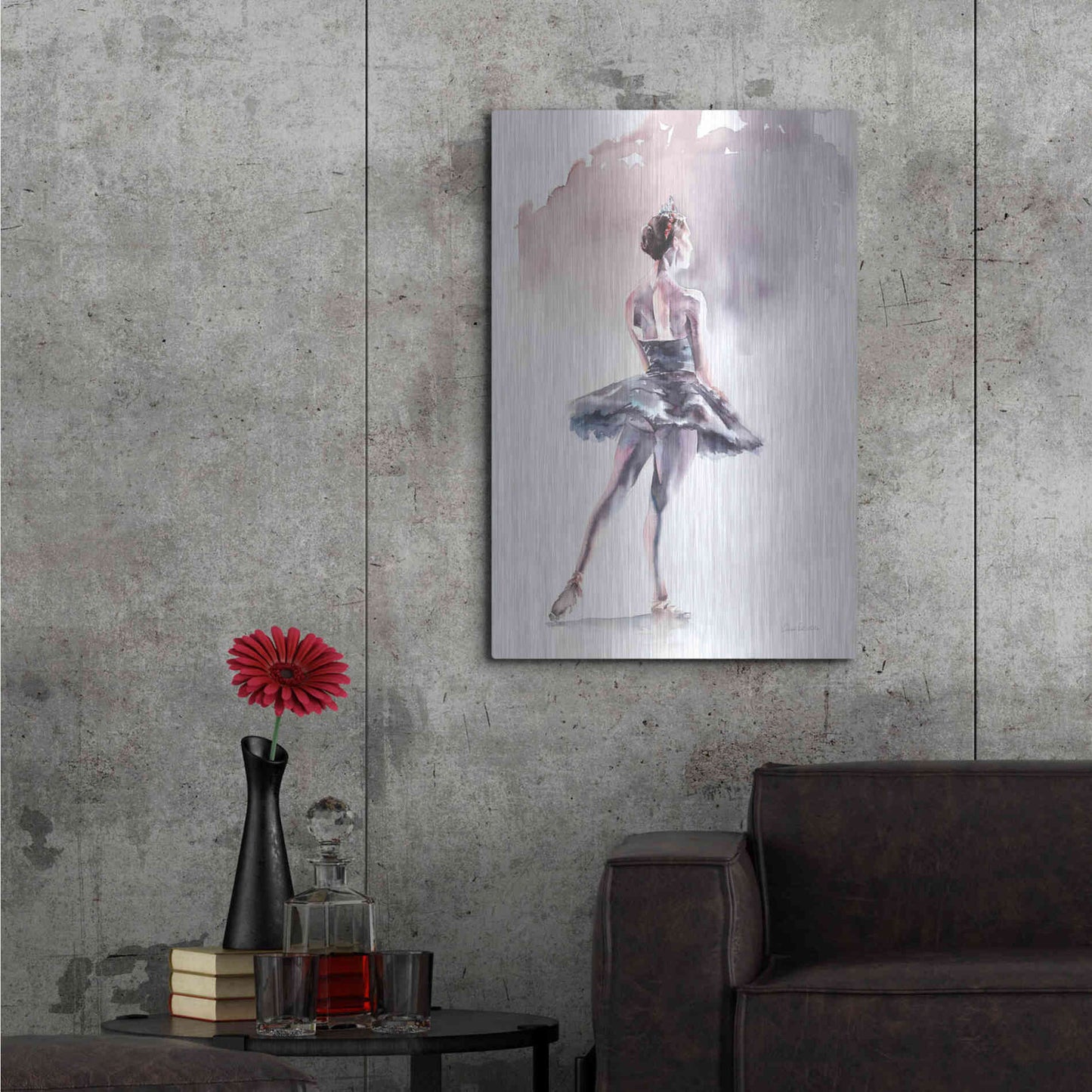 Luxe Metal Art 'Ballet I' by Alan Majchrowicz, Metal Wall Art,24x36