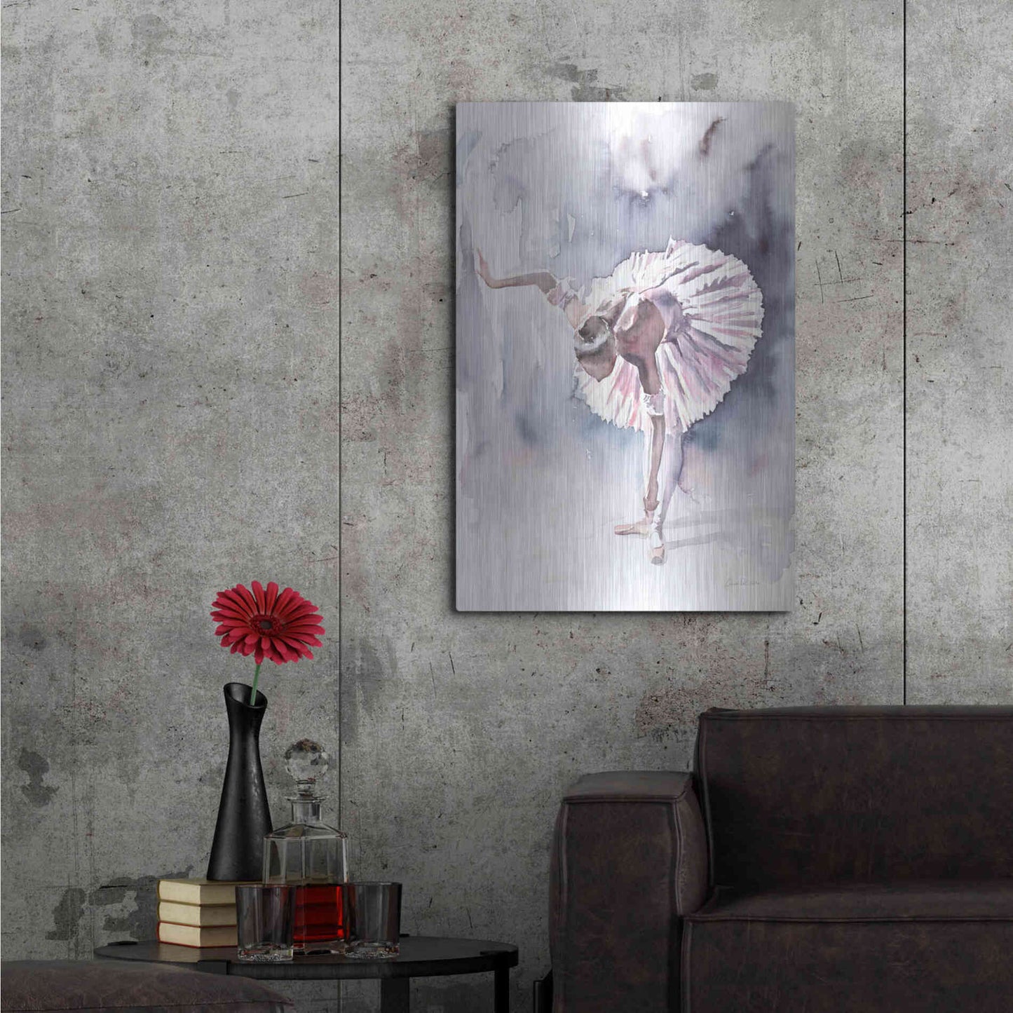 Luxe Metal Art 'Ballet VI' by Alan Majchrowicz, Metal Wall Art,24x36