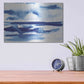 Luxe Metal Art 'Ocean Blue II' by Alan Majchrowicz, Metal Wall Art,16x12