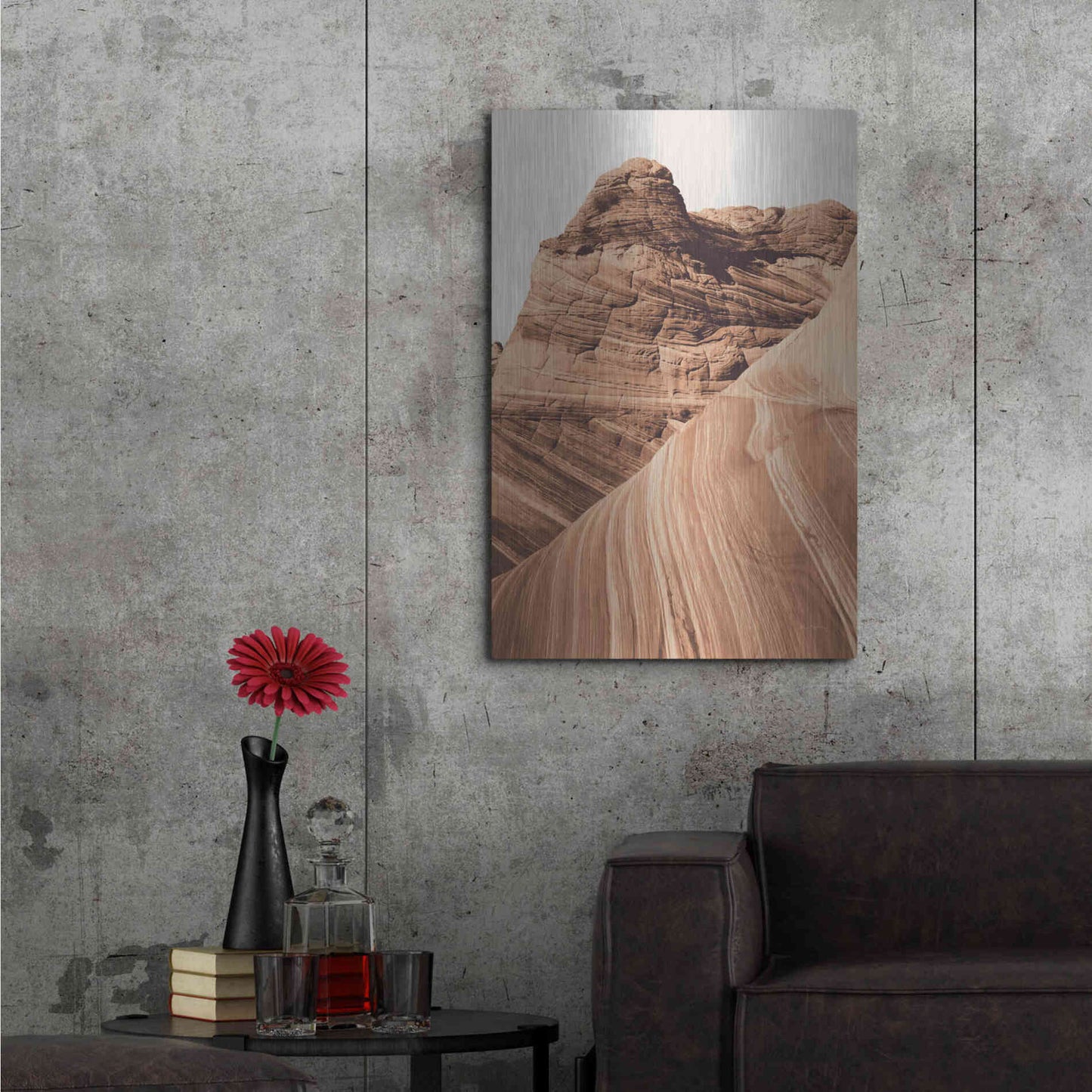 Luxe Metal Art 'Coyote Buttes I Autumn' by Alan Majchrowicz,Metal Wall Art,24x36